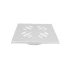 Fedrács 138x138 mm inox