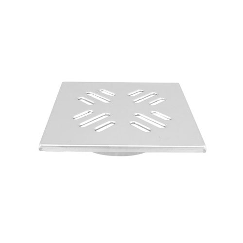 Fedrács 138x138 mm inox