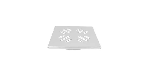 Fedrács 138x138 mm inox