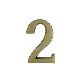 Ajtószám 2 matt arany