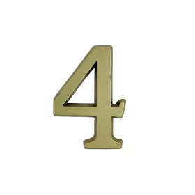 Ajtószám 4 matt arany