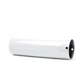 Füstcső 118 mm/40 cm zománcozott fehér