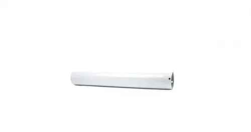 Füstcső 105 mm/80 cm fehér zománcozott