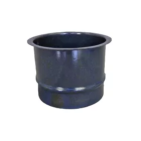 Füstcső falhüvely 132 mm fekete