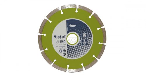 Gyémántvágó szegmenses; 115×22,2mm, Extol Craft