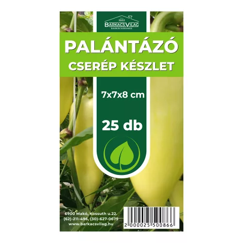 Palántázó cserép 7x7x8 cm 25db/csomag