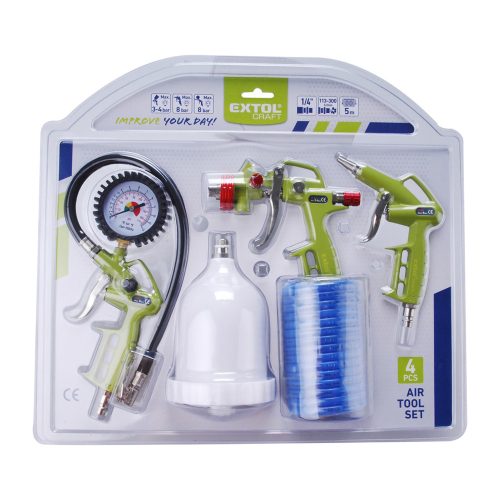 Alap légkompresszor tartozék szett Extol Craft