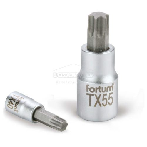 Bitdugófej torx 1/2" TX30, FORTUM