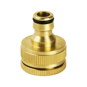   Kuplung csatlakozó belsőmentes, réz Extol Premium 3/4" és 1/2"