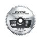 Keményfémlapkás körfűrészlap, 250x2,2x30 mm, 60T Extol Premium
