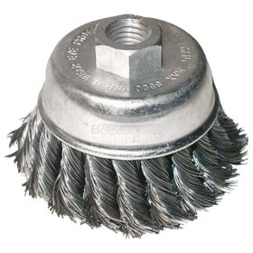 Drótcsiszoló fazékkefe sodort szálú, 80 mm, Extol Craft