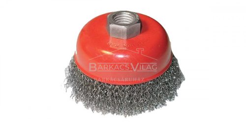 Drótcsiszoló fazékkefe 100 mm, Extol Craft