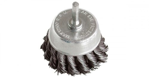 Drótcsiszoló fazékkefe 75mm, fúróba fogható, Extol Craft