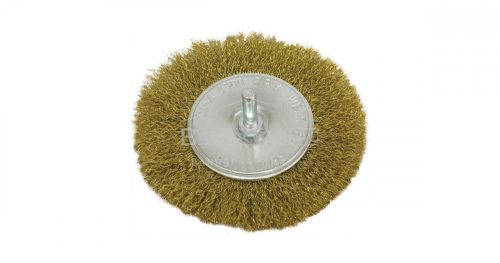 Drótcsiszoló körkefe 100 mm, fúróba fogható, Extol Craft