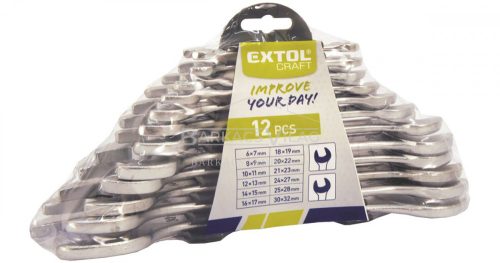 Villáskulcs készlet 12 db-os, Extol Craft