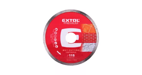 Gyémántvágó csempéhez 115×1,8×22,2mm, Extol Premium