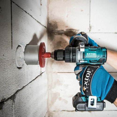 Körkivágó készlet téglához, csempéhez Extol Craft