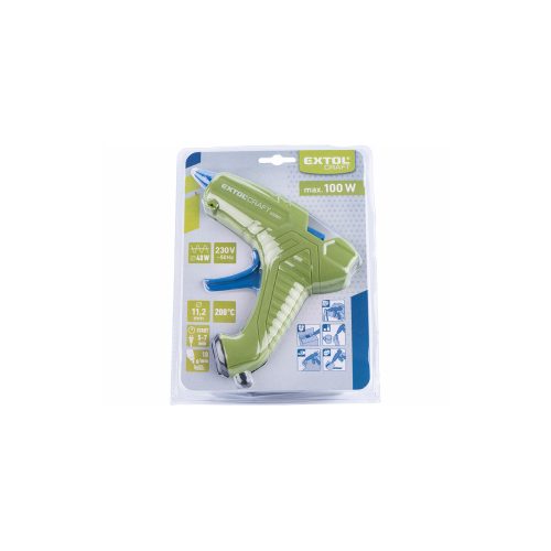 Melegragasztó pisztoly, 40 W, 11 mm, Extol Craft