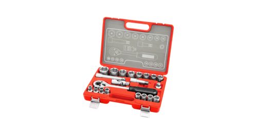 Dugókulcs készlet 21 db-os, 1/2" Extol Premium