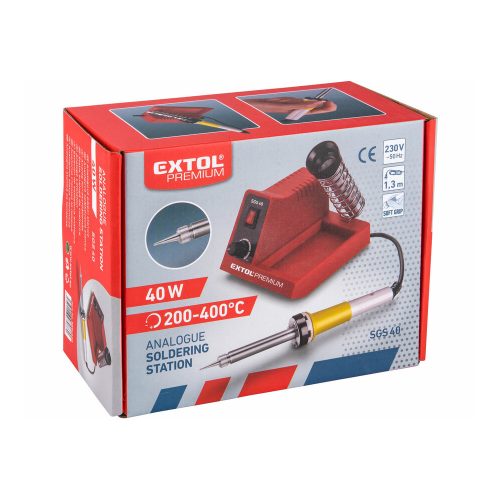 Forrasztó állomás 40 W Extol Premium