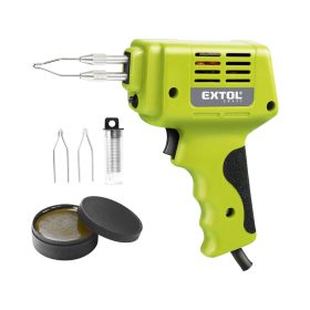 Forrasztópisztoly, 175 W (kofferben), Extol Craft