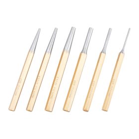 Lyukasztók és kiütők, 6 darabos készlet Extol Premium