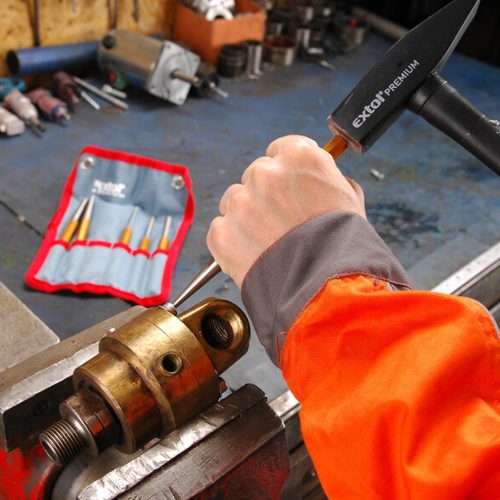 Lyukasztók és kiütők, 6 darabos készlet Extol Premium