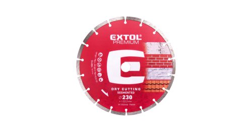 Gyémántvágó szegmenses; 230×22,2mm, Extol Premium