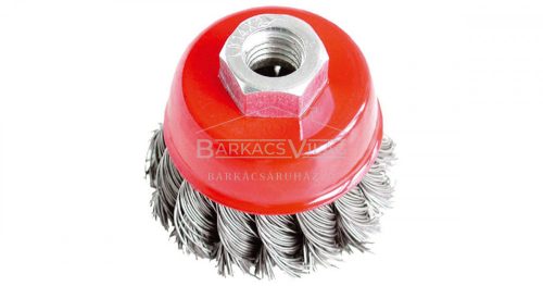 Drótcsiszoló fazékkefe 65 mm, Extol Craft