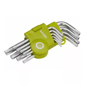 Torx kulcs készlet 9 db rövid Extol Craft