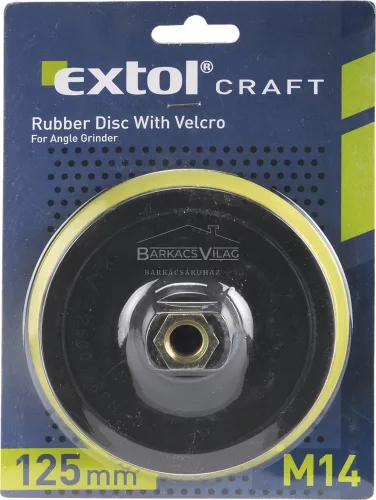 Gumitányér sarokcsisz. 115 mm Extol Craft