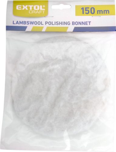 Polírkorong fehér báránybőr(gyapjú) 150 mm