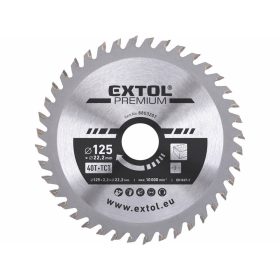 Körfűrészlap, keményfémlapkás 125x22,2 mm T40