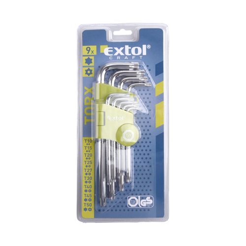 Torx kulcs készlet hosszú 9 db