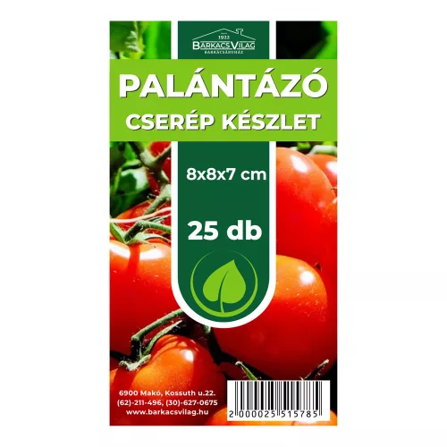 Palántázó cserép 8x8x7 cm 25db/csomag