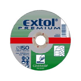 Csiszoló korong kőhöz, zöld; 150×6, Extol Premium