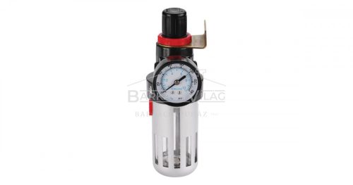 Levegőszűrő nyomásszabályozóval és manométerrel