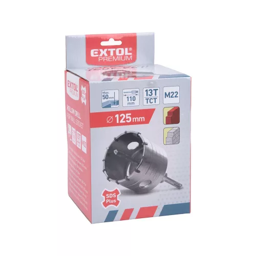 Körkivágó téglához SDS Plus befogág 125 mm