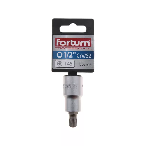 Bitdugófej torx 1/2" TX45 Fortum