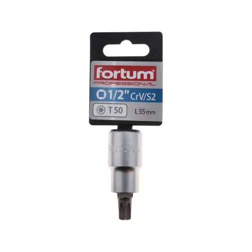 Bitdugófej torx 1/2" TX50 Fortum
