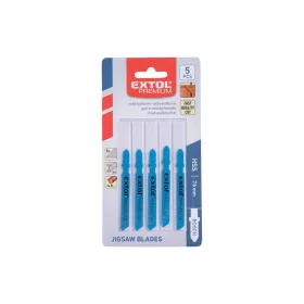 Fűrészlap, dekopír egyenes vágáshoz 5db 51x1,2mm HSS