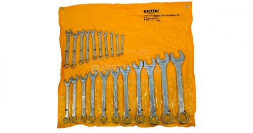 Csillag-villás kulcs 21 db-os készlet, műanyag tartóban