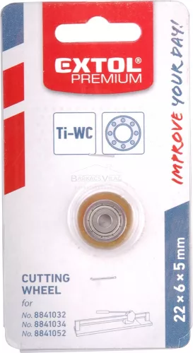 Csempevágó kerék 22x6x5mm Extol Premium