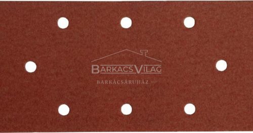 Csiszolópapír, tépőzáras, P80, 93 x 190 mm, 5db/cs