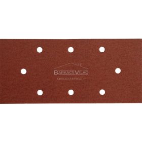 Csiszolópapír, tépőzáras, P100, 93×190 mm, 5db/cs