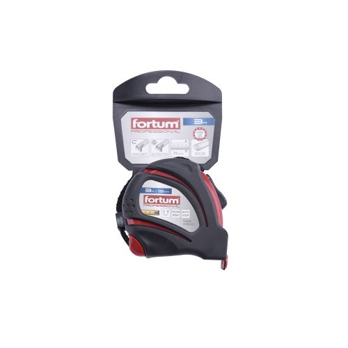 Mérőszalag mágneses véggel 3 m Fortum