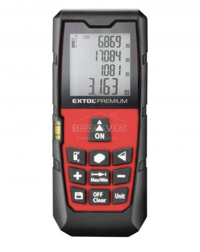 Távolságmérő, 0,05-40 m, Extol Premium