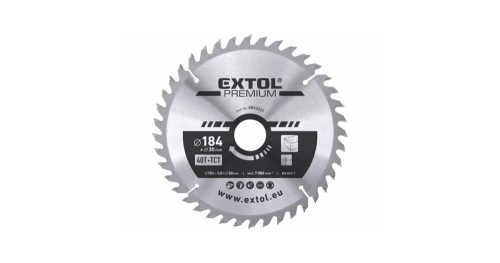 Körfűrészlap, keményfémlapkás 184x30 mm T40