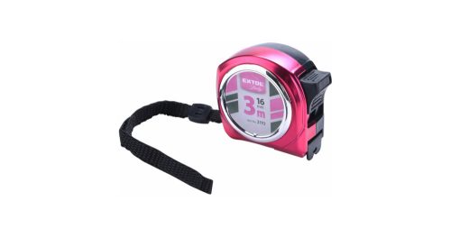 Mérőszalag 3 m rózsaszín Extol Lady