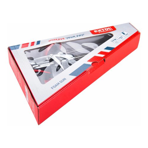 Kinyomópisztoly purhabhoz, ergonomikus kialakítás